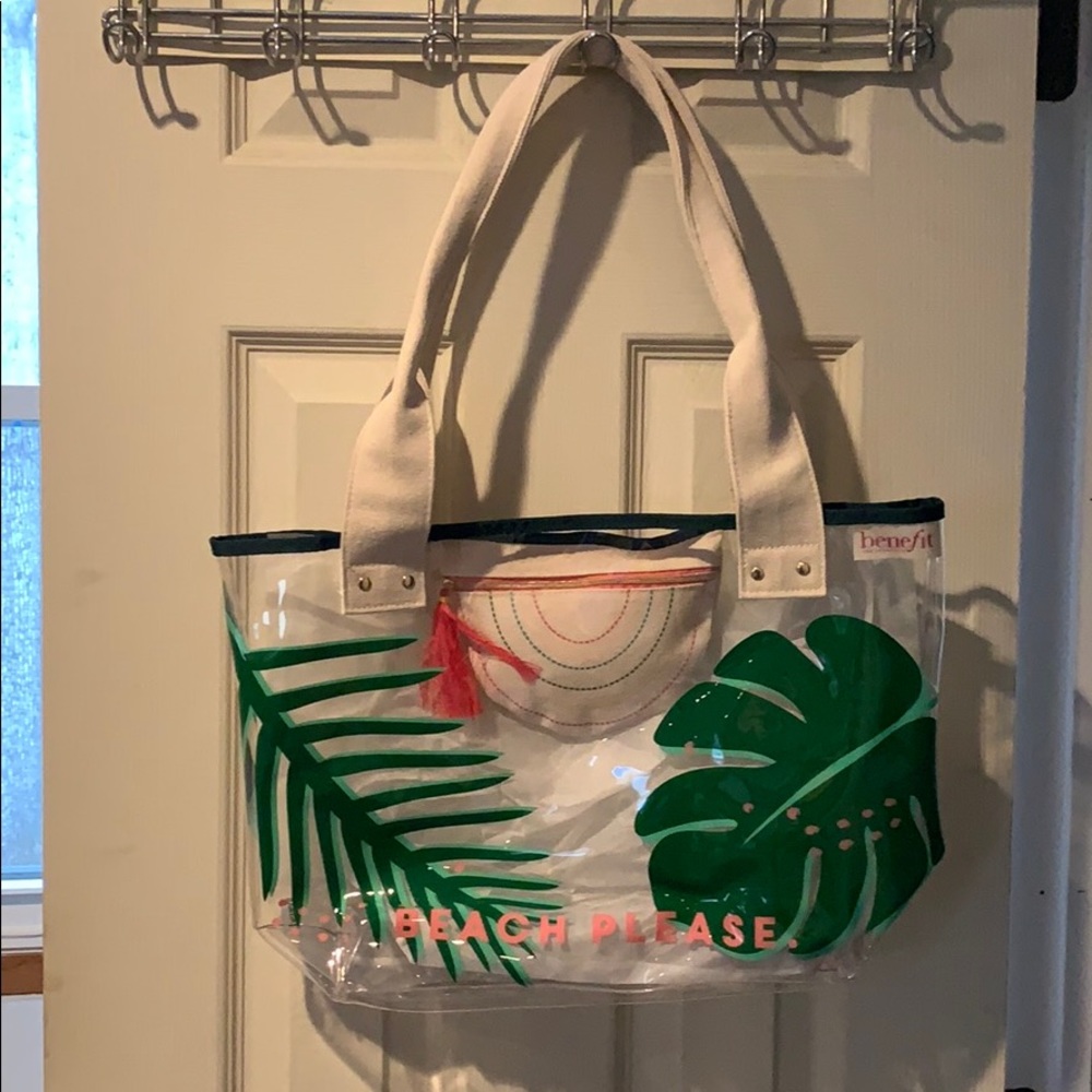 New Benefit Cosmetics Beach Please tote bag